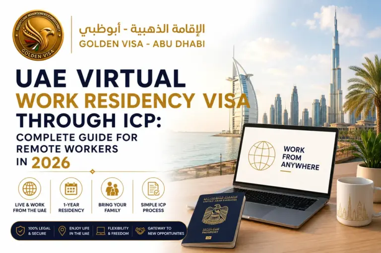 UAE Virtual Work Residency Visa Through ICP